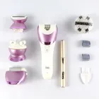 Багатофункціональний електричний епілятор DSP 70019 6в1 тримач пилка масажер очищувач