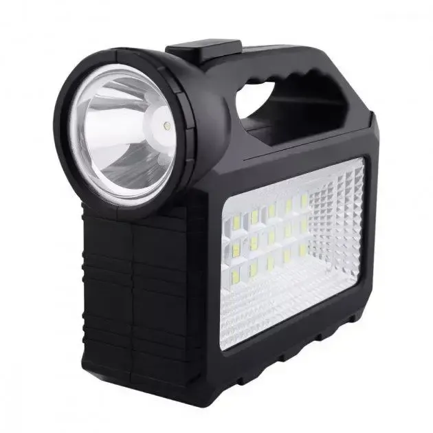 Багатофункціональний LED ліхтар Cclamp GD-101 із сонячною панеллю, 3 лампочки, повербанк