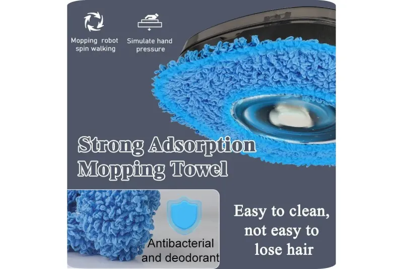 Миючий робот-пилосос INTELEGENT AUTOMATIC BRUSH MOPPER (22*22*6 см) Робот-пилосос для великого будинку