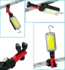 Потужний ліхтар акумуляторний ZJ-8859 Pro COB 20Ват з магнітом та гачком для підвішування