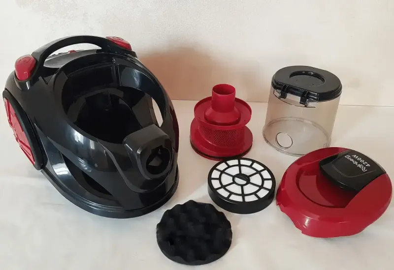 Потужний контейнерний пилосос із турбощіткою Rainberg RB-653 TB 4200W. Колбовий пилосос без мішка для квартири