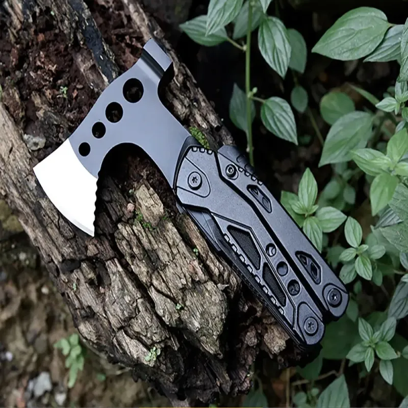 Мультитул мультиинструмент походный Kni-fe Ax-e Ham-me Camping 15 в 1 Нож Топор