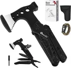 Мультитул мультиинструмент походный Kni-fe Ax-e Ham-me Camping 15 в 1 Нож Топор