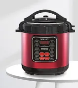 Мультиварка електрична на 5 л потужністю 1000 Вт. Sokany SK-2402 Червона Скороварка на 10 програм