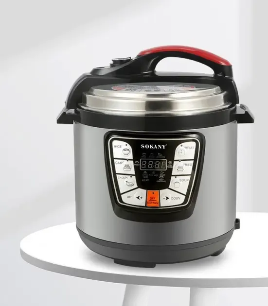 Мультиварка скороварка мультипіч Sokany SK-2401 багатофункціональна 6 л 1000 Вт