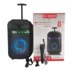 Музична колонка-радіо колонка з підсвідченням BLUETOOTH RX-8188 1200 ВТ із мікрофоном