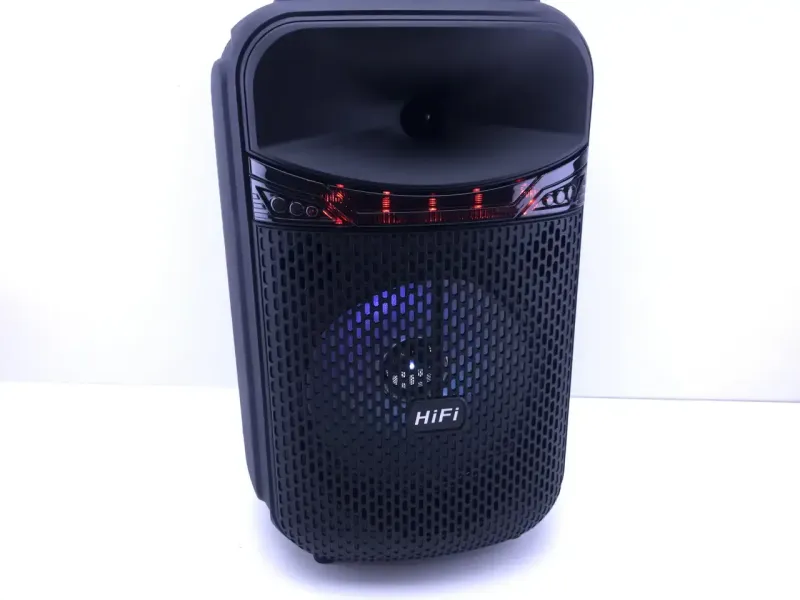 Музична колонка-радіо колонка з підсвідченням BLUETOOTH RX-8188 1200 ВТ із мікрофоном