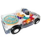 Музична машинка YJ388-70, поліція, 18см, шестерні, музика, звук, світло, їздить, 2 режими