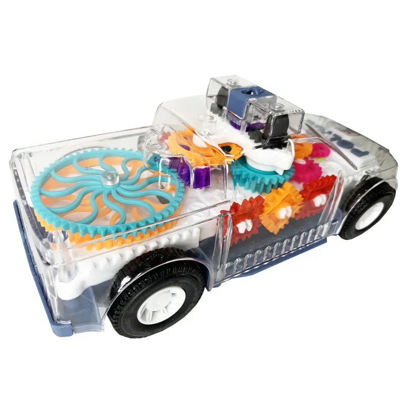 Музична машинка YJ388-70, поліція, 18см, шестерні, музика, звук, світло, їздить, 2 режими