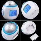 Нічник-проектор зоряного неба з годинником 1038