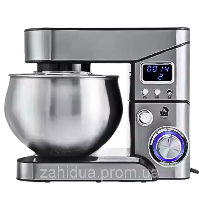 Міксер планетарний з чашею 6л, 4000Вт, Top Kitchen TК00224 / Кухонний тістоміс для дому / Кухонна машина