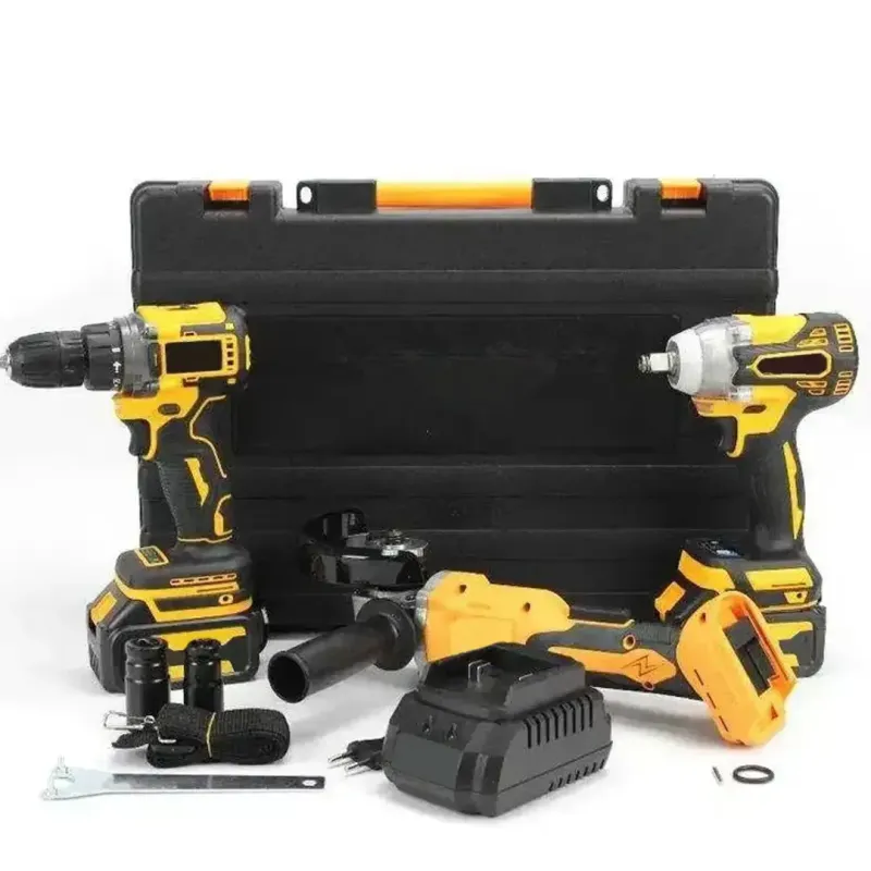 Набір 3в1 на акумуляторах 48V Шуруповерт Гайковерт та Болгарка