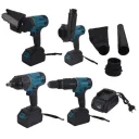 Набір 5в1 акумуляторних електроінструментів з 2 АКБ у кейсі