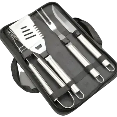 Набір аксесуарів для барбекю 4 предмета в чохлі