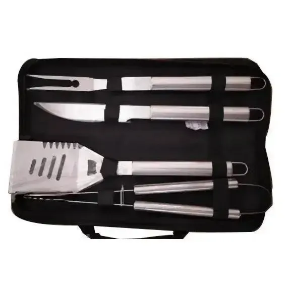 Набір аксесуарів для барбекю 4 предмета в чохлі