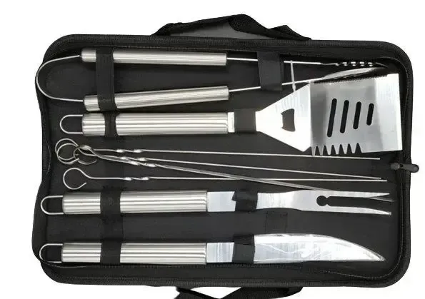 Набір для барбекю та гриль. 8 предметів. Для мангалу та тандира