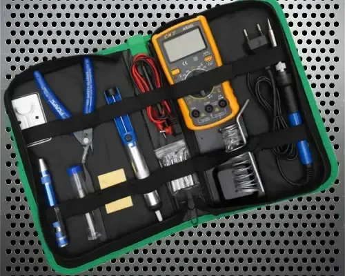 Набір для паяння в чохлі з мультиметром Soldering kit