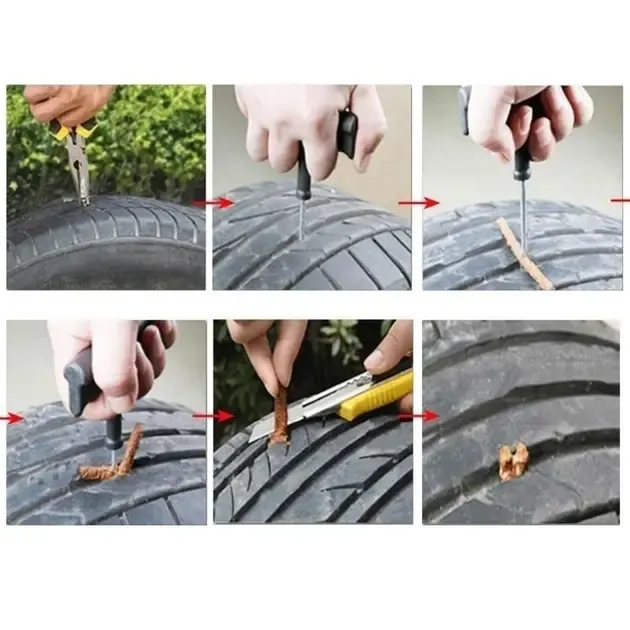 Набір для ремонту  проколів безкамерних шин Tekin Tubeless Tire Repair Kit