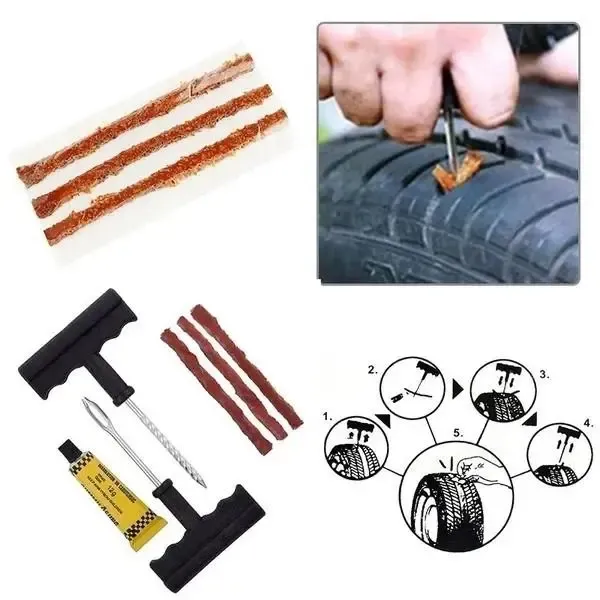 Набір для ремонту  проколів безкамерних шин Tekin Tubeless Tire Repair Kit