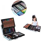 Набір для малювання 145 предметів в алюмінієвій валізці