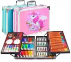 Набір для малювання 145 предметів в алюмінієвій валізці