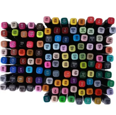 204 шт Набір двосторонніх скетч-маркерів для малюванняTouch на спиртовій основі