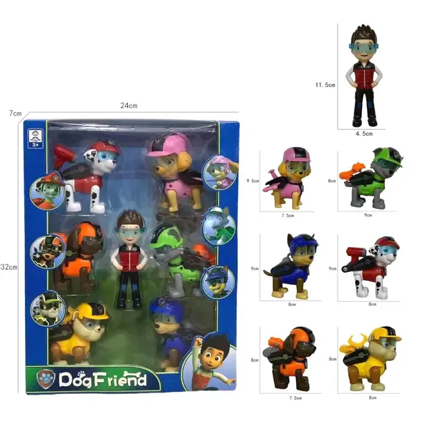 Набір фігурок з мультфільму Щенячий патруль 6050A 7 персонажів