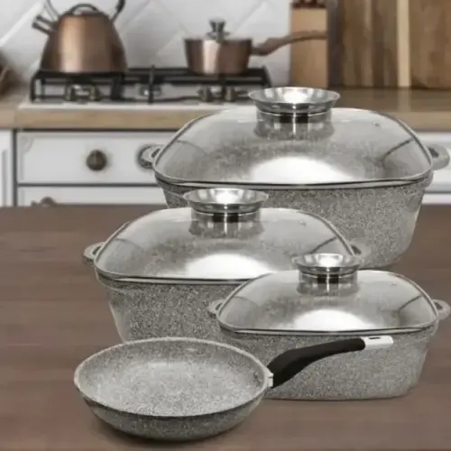 Набір казанів UNIQUE UN-5531, 4 шт