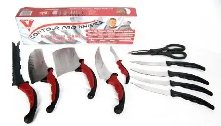 Набір кухонних ножів Contour Pro (Контур Про) 10 предметів
