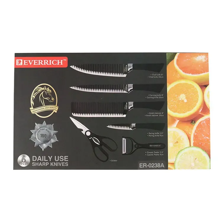 Набір кухонних ножів Knife 6 in 1