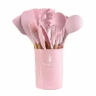 Набір кухонного приладдя силіконовий  Kitchen Set RB-2239 рожевий (12 предметів)