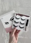 Набір накладні магнітні вії+підводка+пінцет Magnetic lashes 3 пари  магнітів
