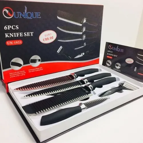 Набір кухонних ножів UNIQUE UN-1821