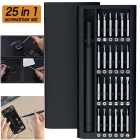 Набір викруток 25 в 1 магнітні  Біти Phillips Torx Hex Precision DIY розбірний мінікейс