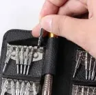 Набір викруток BauTech 25 в 1 для дрібних робіт у шкіряному чохлі