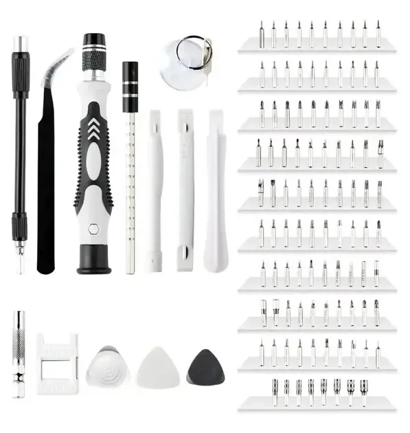 Набір викруток UKC 115 в 1 для ремонту електроніки в боксі