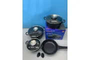 Набір посуду 9 предметів Bellmax Cookware Set BM-120