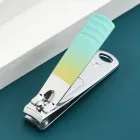 Набір професійний для манікюру/педикюру на 10 предметів м'ятно-жовтий