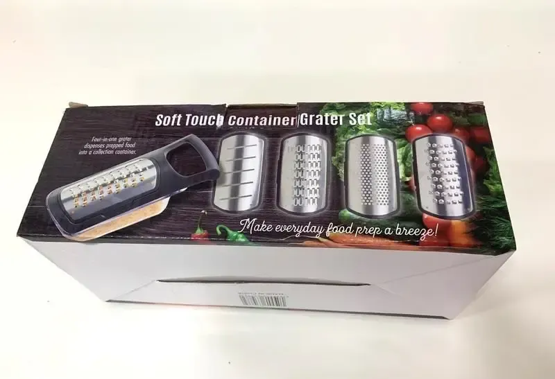 Набір Терок Soft Touch Container Grater Set Терки 4в1