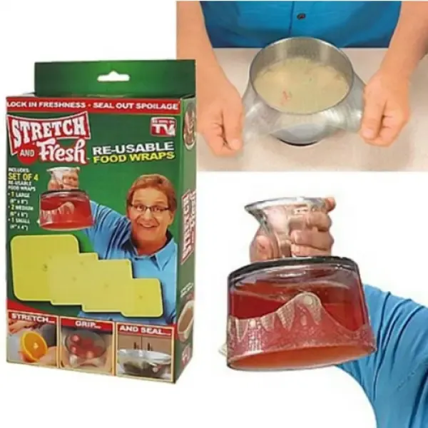 Силіконові плівки-кришки Stretch and Fresh