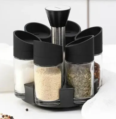 Набір із 6 обертових баночок для спецій Especia Conjunto De Abastecedor