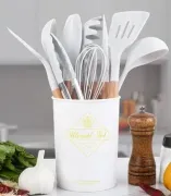 белый Набір із силікону 12 предметів