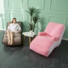 Надувний диван з підлокітниками Inflatable Sofa / Портативне складане крісло для дому, дачі, туризму та відпочинку, 140х85х80 см