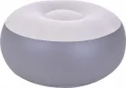 Надувний диван з пуфом Air Sofa / Надувне велюрове крісло з пуфом