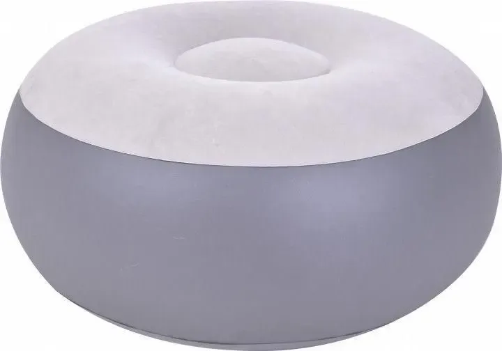 Надувний диван з пуфом Air Sofa / Надувне велюрове крісло з пуфом