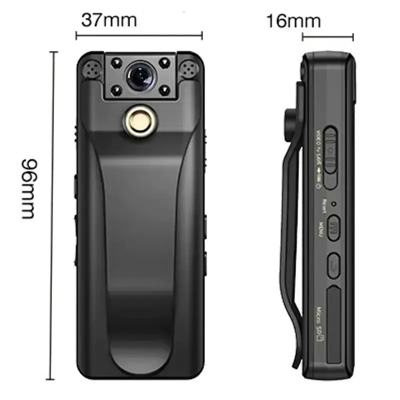 Нагрудна камера з бадьорою камерою з Full-HD дисплеєм 4G S15