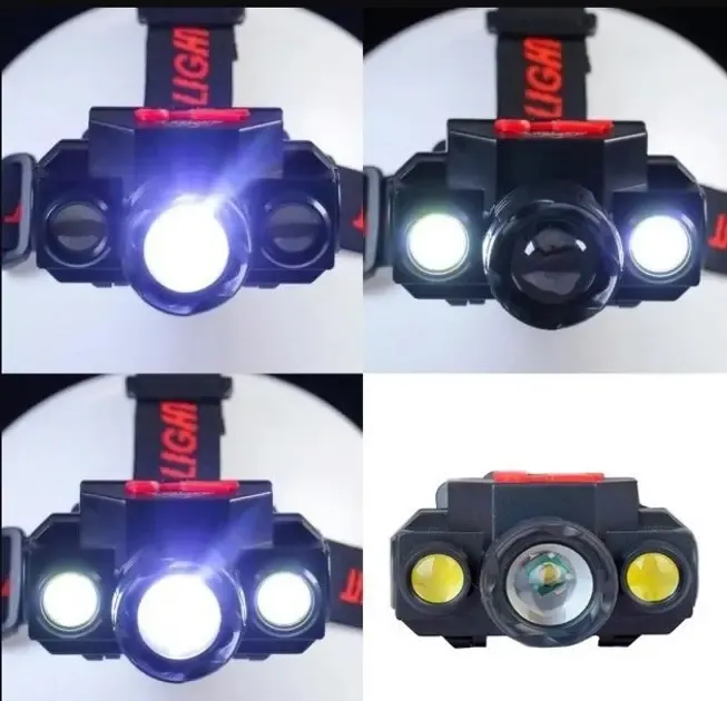 Налобний ліхтар BL 1805 COB XPE 18650 USB Charge Акумуляторний