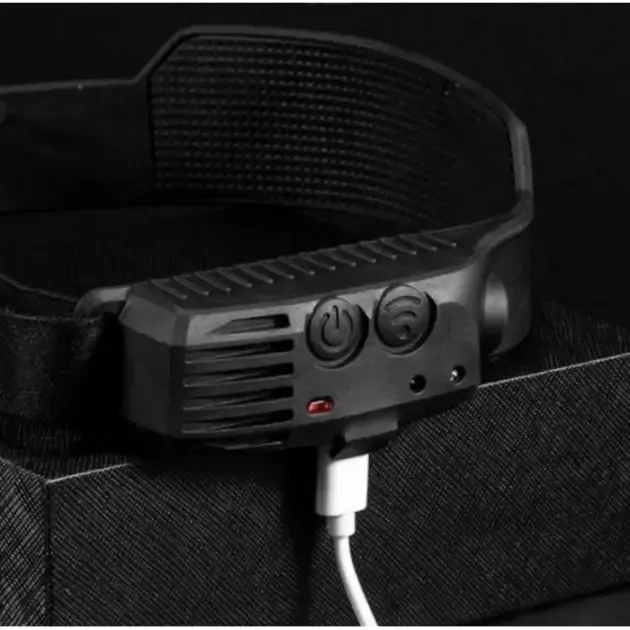 Налобний ліхтар COBA CB-689-3 акумуляторний з датчиком руху та червоним світлом