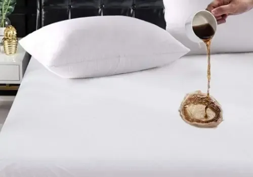 Наматрацник непромокальний Аквастоп з тканинним бортом та резинкою (180*200)