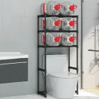 Підлоговий стелаж для встановлення над пральною машиною 72х25х155 см